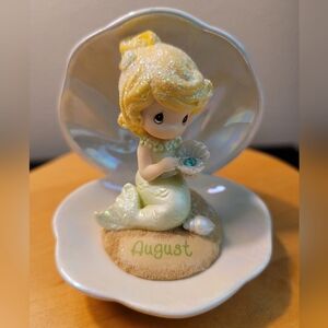 VTG Precious Moments Mermaids of the Month, August, 2003, Enesco, Like New